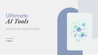Ultimate AI Tools for Content Creators.pdf